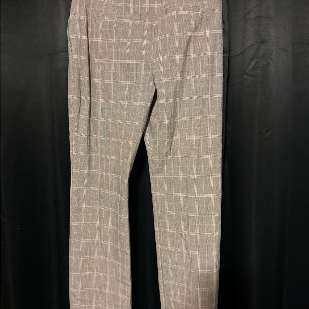Express Men's Classic Gray Checkered Pants